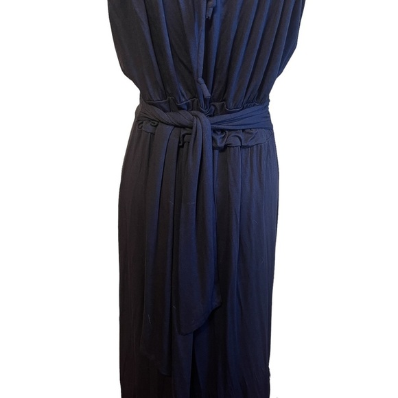 Michael Stars Black Halter Maxi Dress Women's Large - Picture 5 of 13